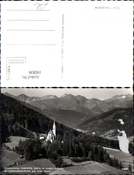 192836,Tamsweg i. Lungau St. Leonhardikirche geg. Hohe Tauern Kirche