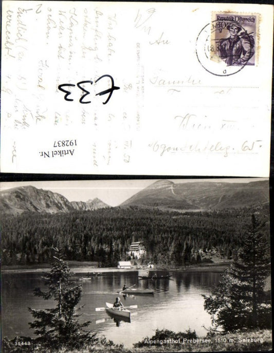 192837,Alpengasthof Prebersee See b. Tamsweg Boote