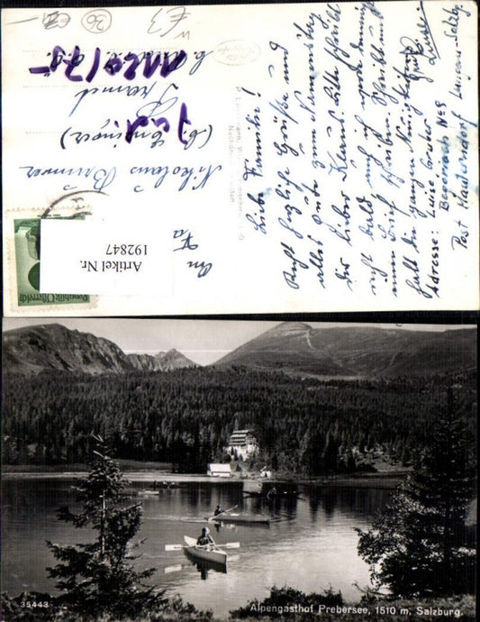 192847,Alpengasthof Prebersee b. Tamsweg See Boote