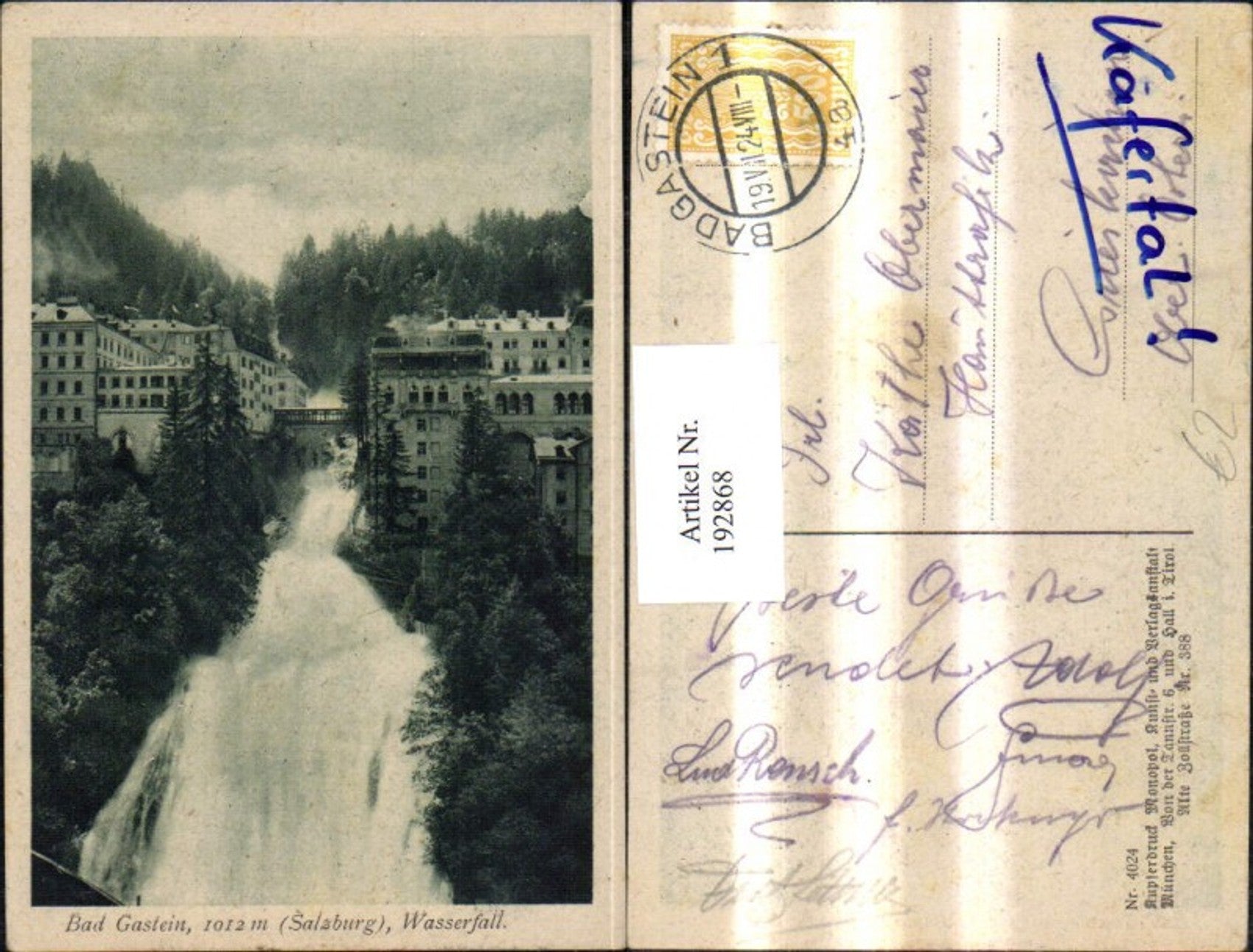 Alte Ansichtskarte – Old Postcard