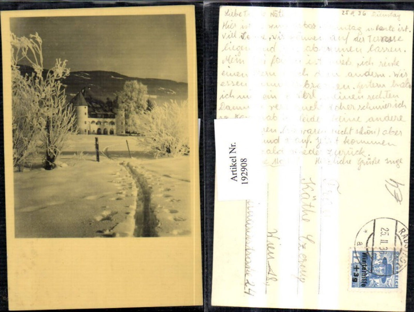 Alte Ansichtskarte – Old Postcard