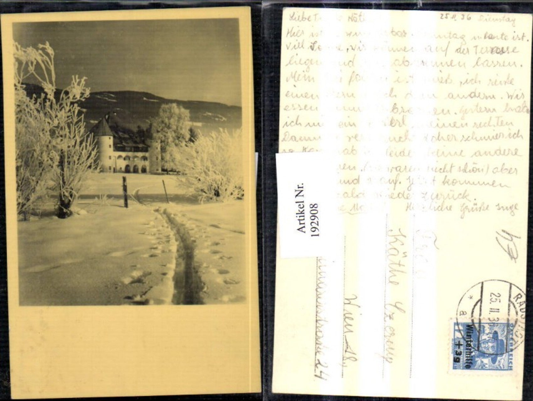 Alte Ansichtskarte – Old Postcard