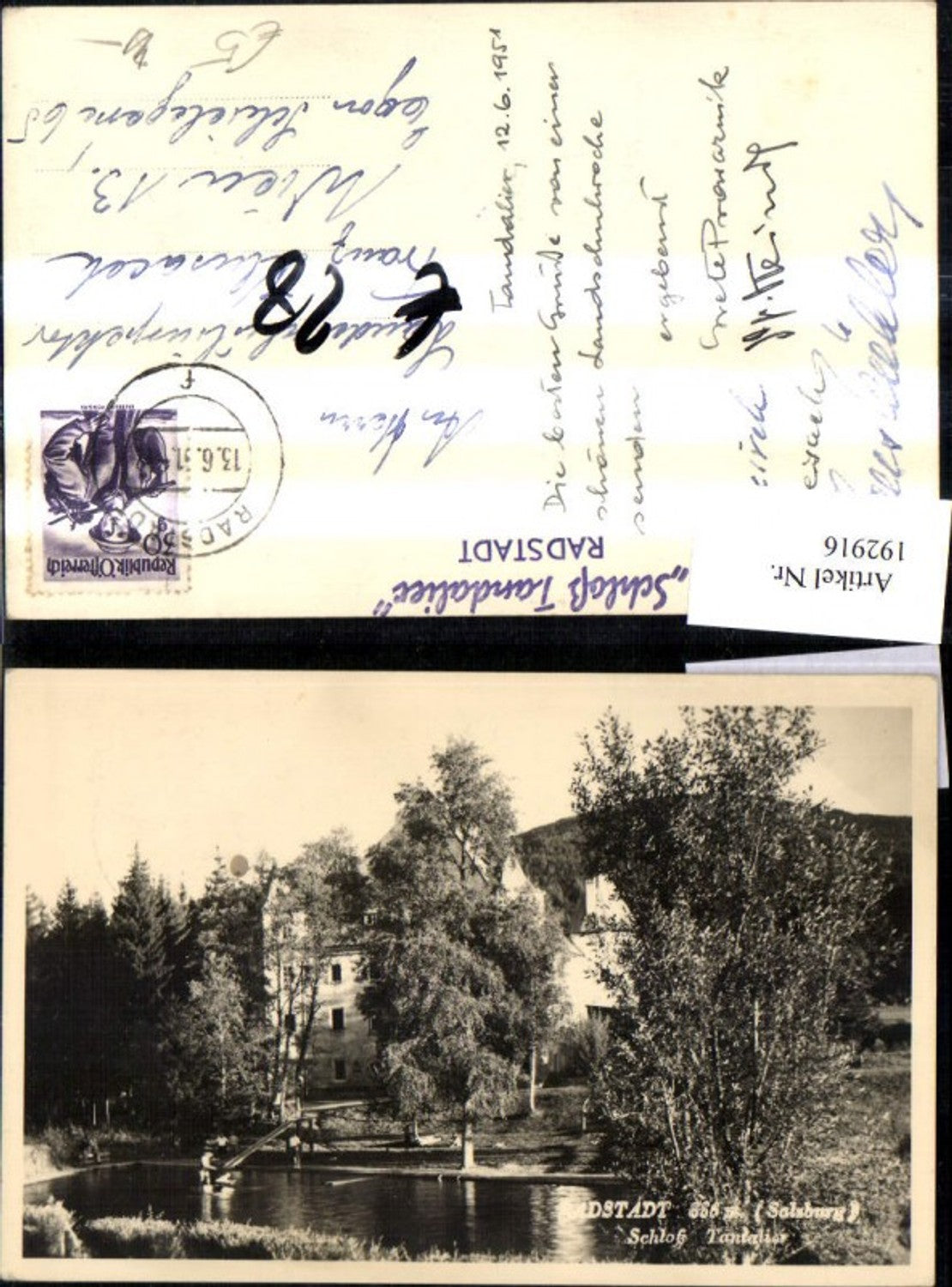 Alte Ansichtskarte – Old Postcard
