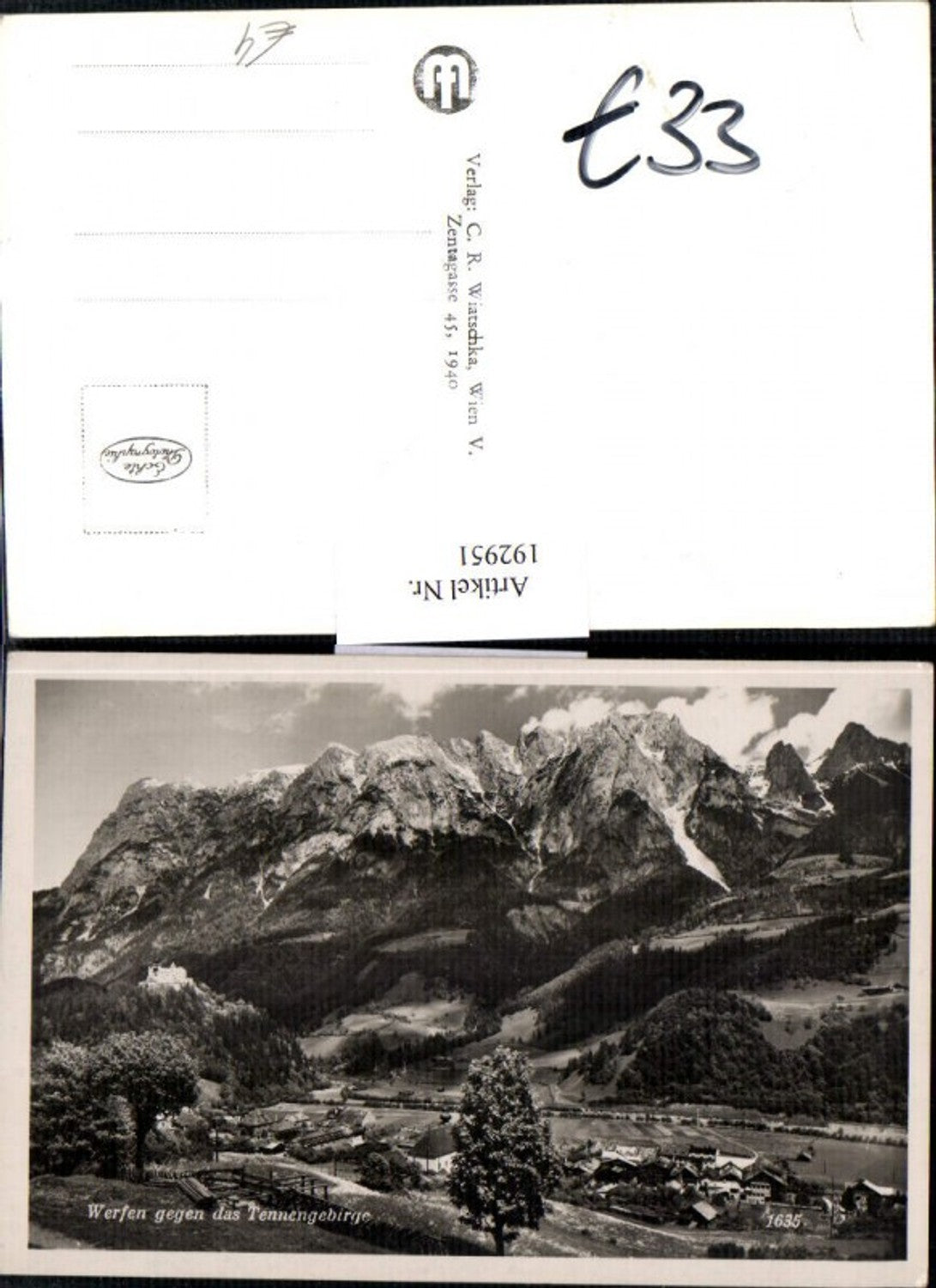 Alte Ansichtskarte – Old Postcard