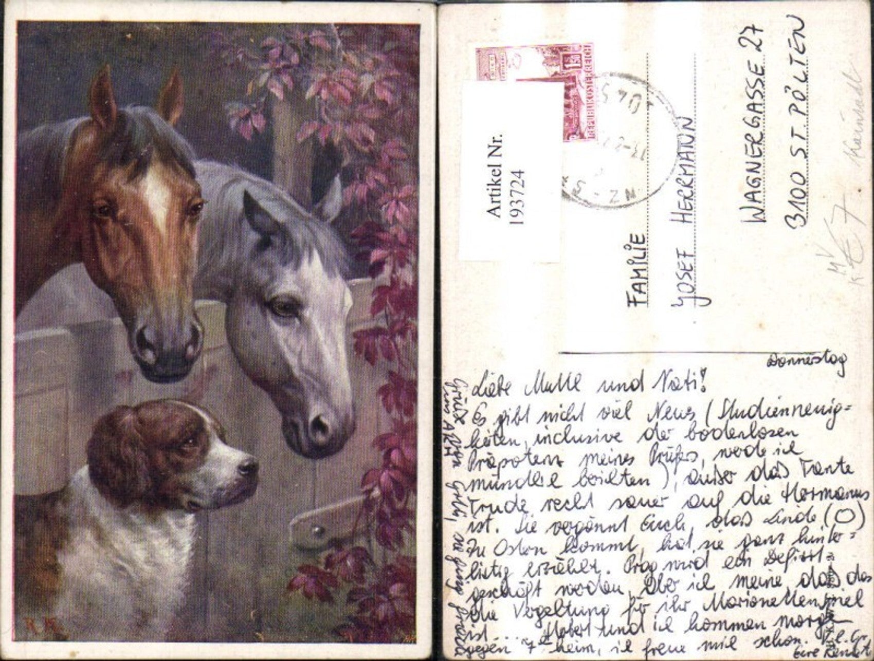 Alte Ansichtskarte – Old Postcard