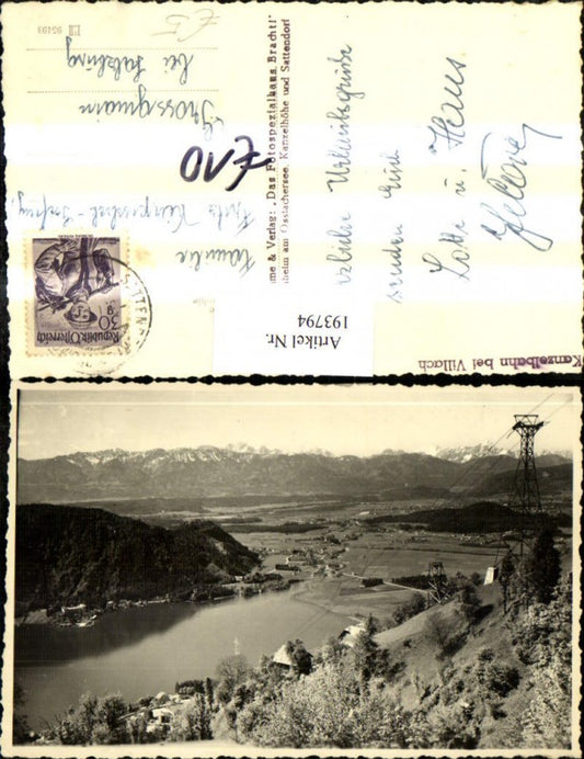 193794,Kanzelbahn b. Villach Partie Bergbahn Seilbahn