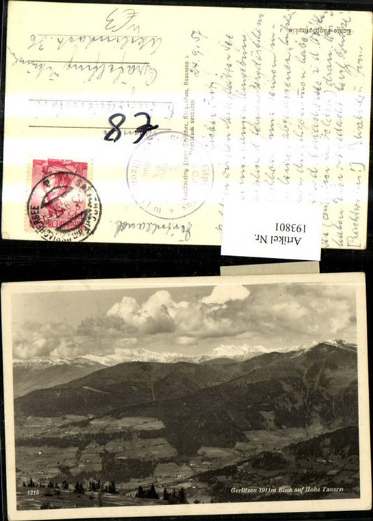193801,Gerlitzen b. Annenheim m. Blick auf Hohe Tauern
