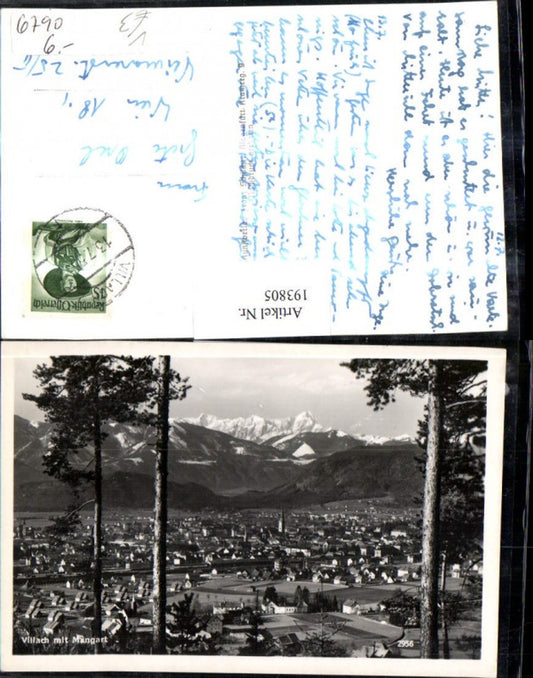 193805,Villach Totale m. Mangart pub Franz Schilcher 2956