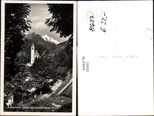 193833,Heiligenblut m. Großglockner Kirche u. Hotel