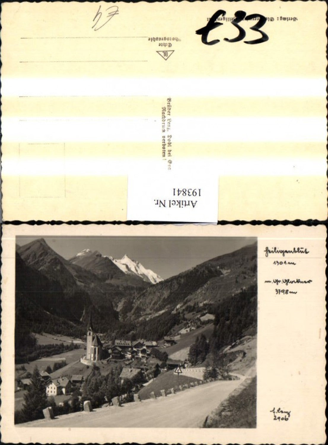 193841,Heiligenblut Totale m. Großglockner