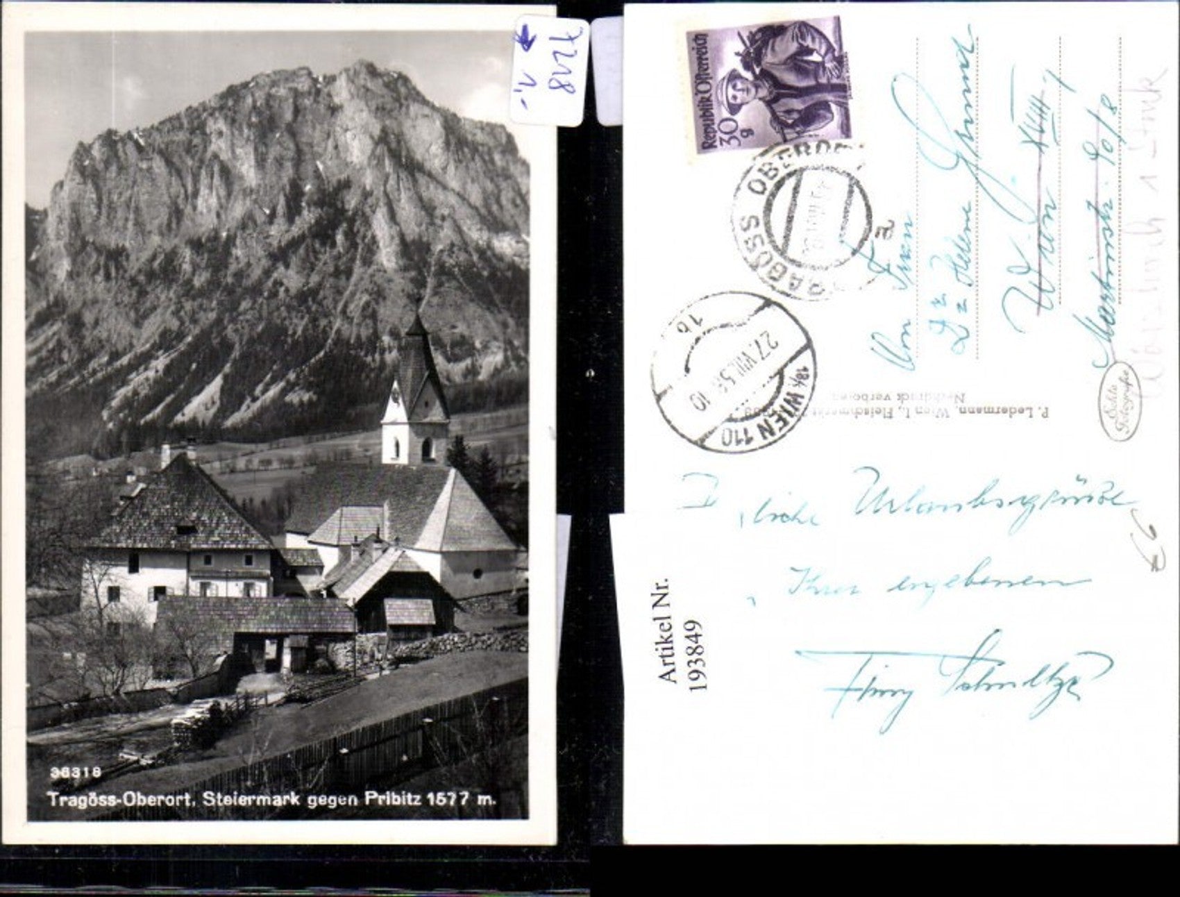 Alte Ansichtskarte – Old Postcard