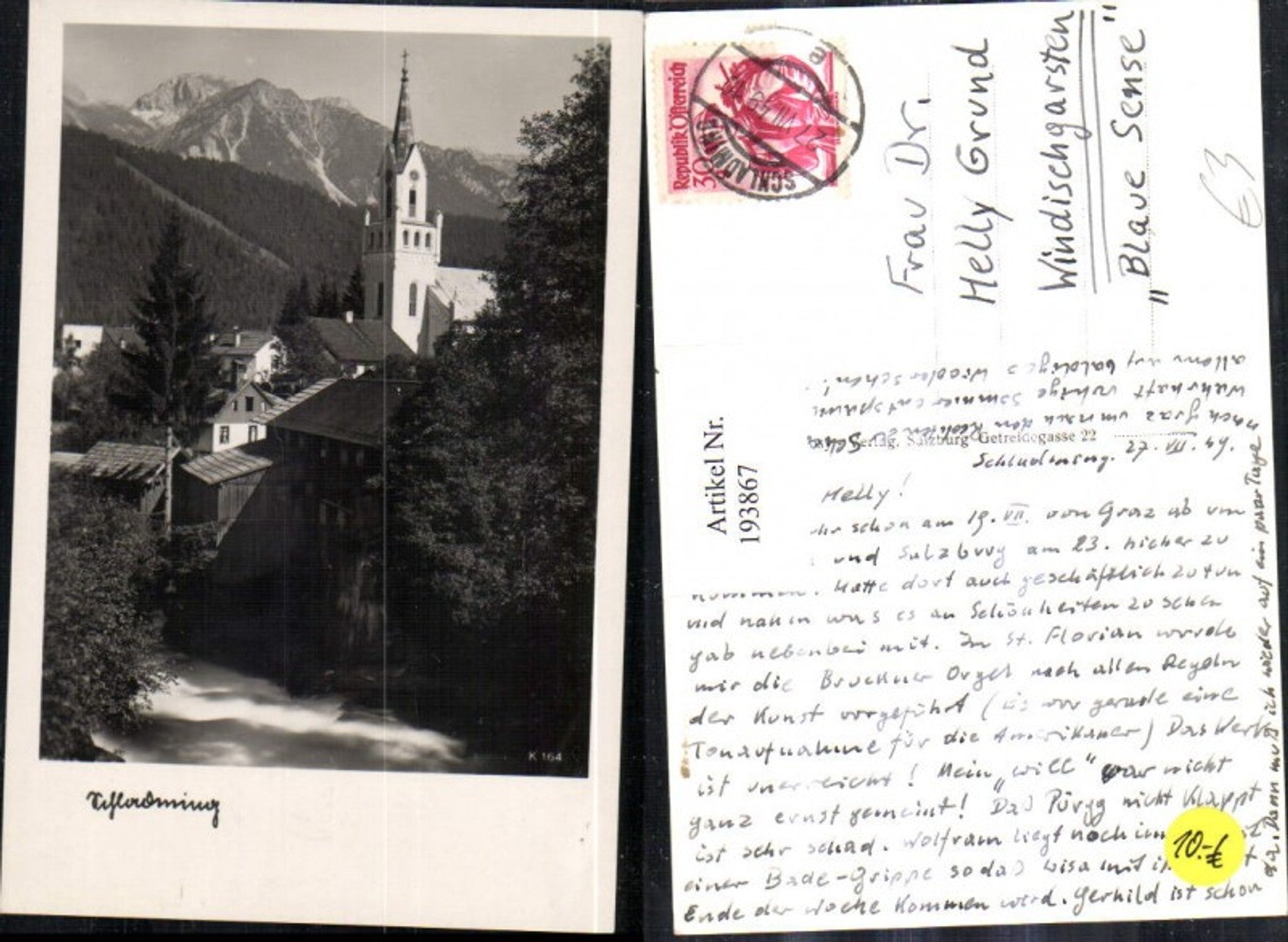 Alte Ansichtskarte – Old Postcard