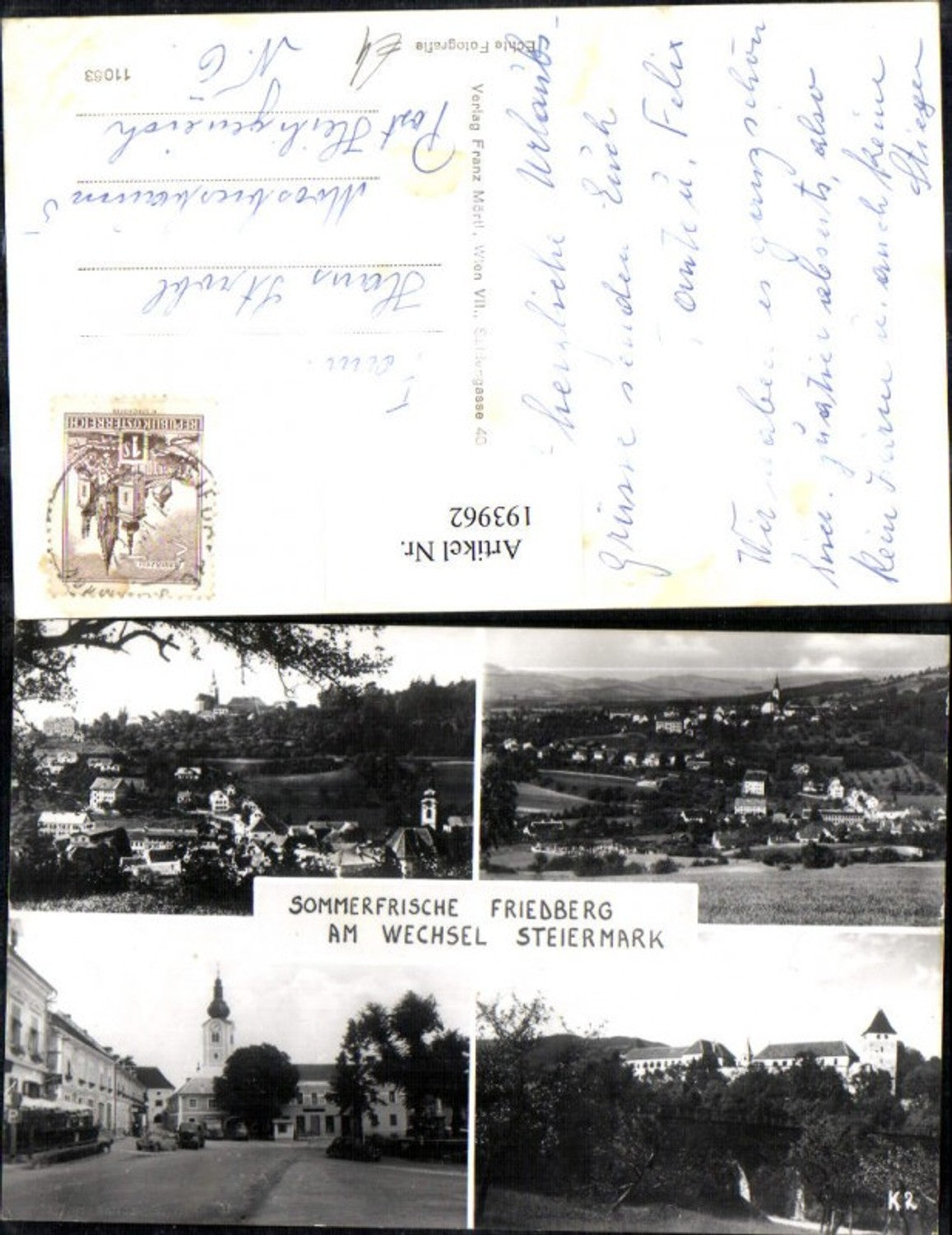 Alte Ansichtskarte – Old Postcard