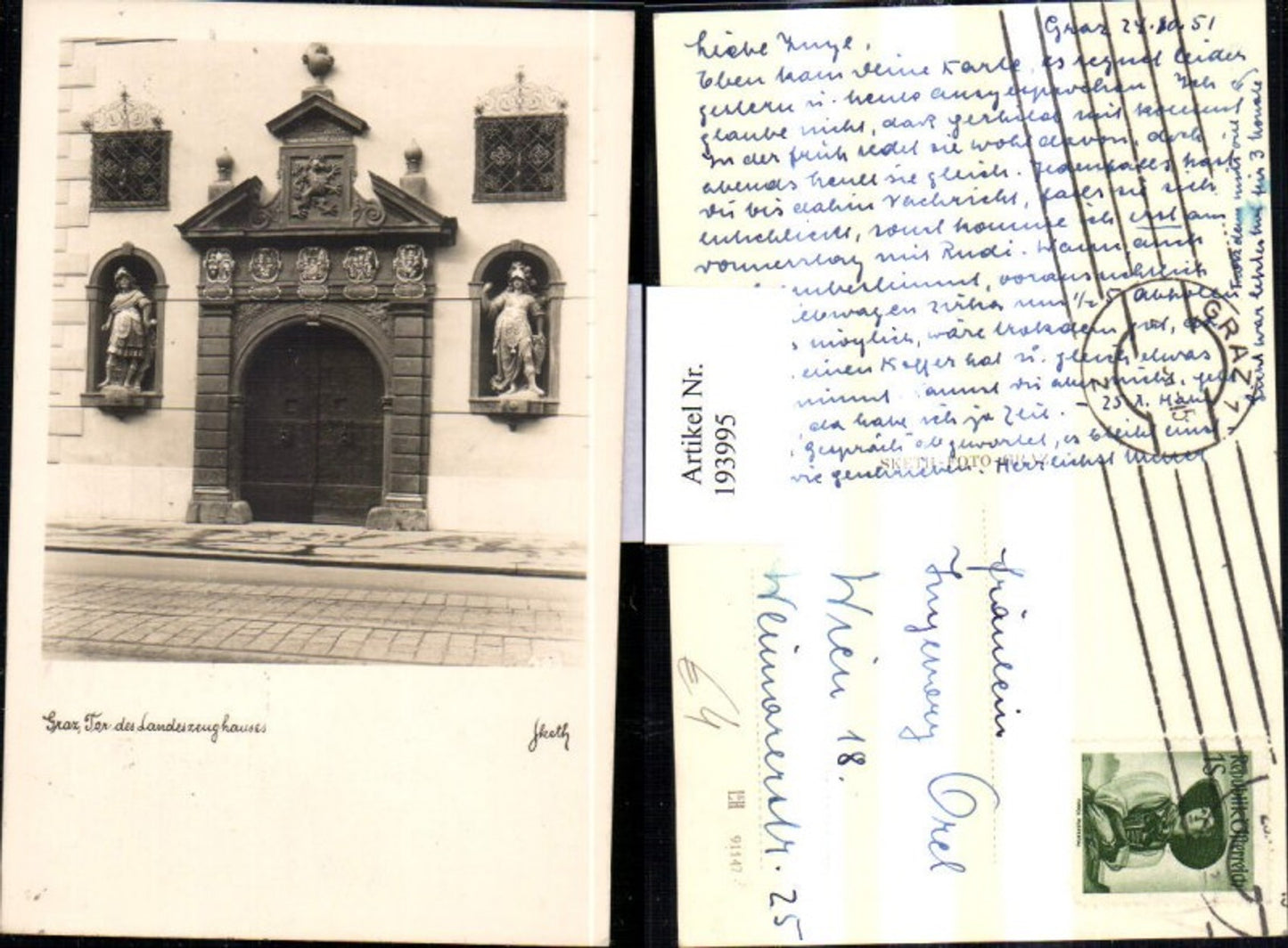 Alte Ansichtskarte – Old Postcard