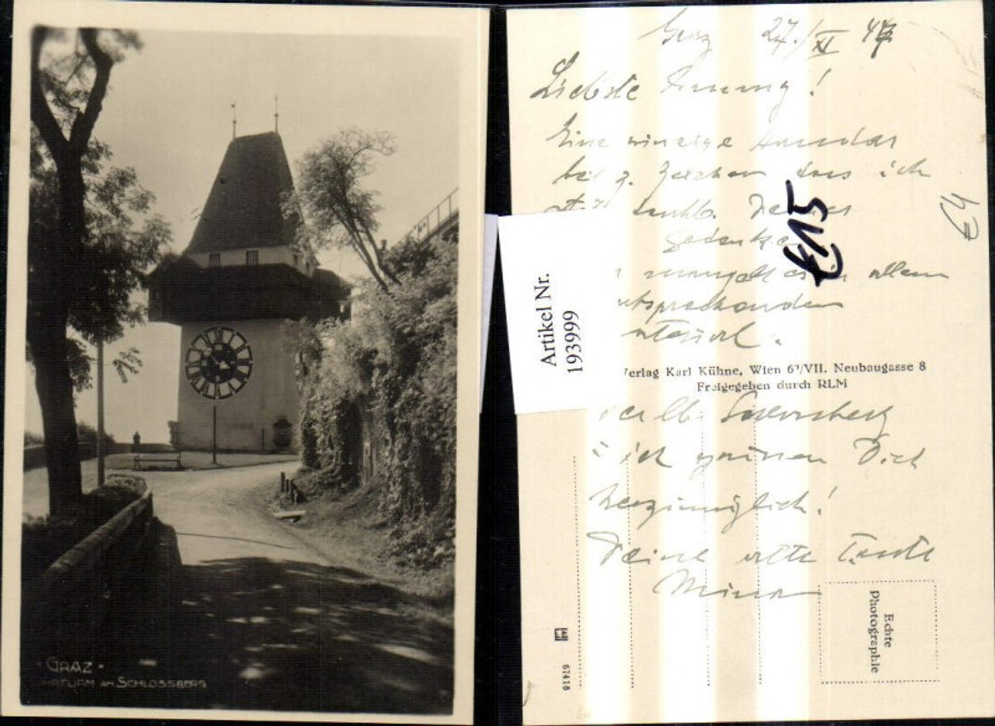 Alte Ansichtskarte – Old Postcard