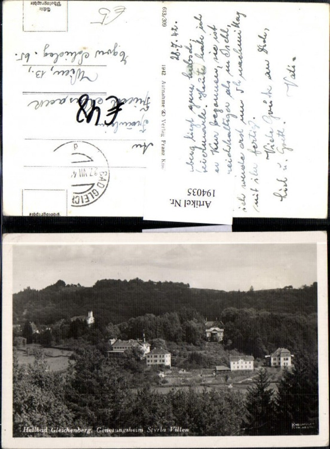 Alte Ansichtskarte – Old Postcard