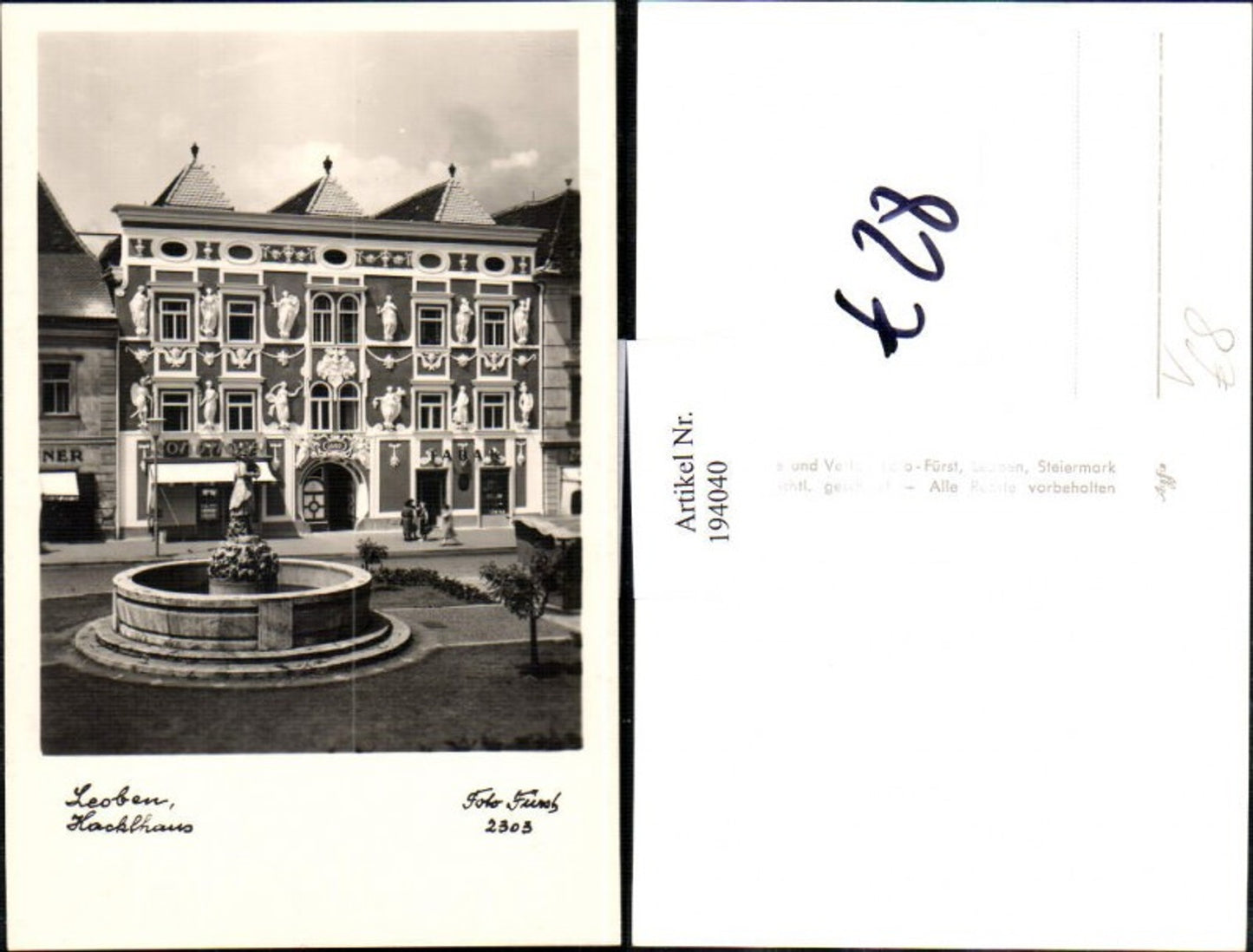 Alte Ansichtskarte – Old Postcard