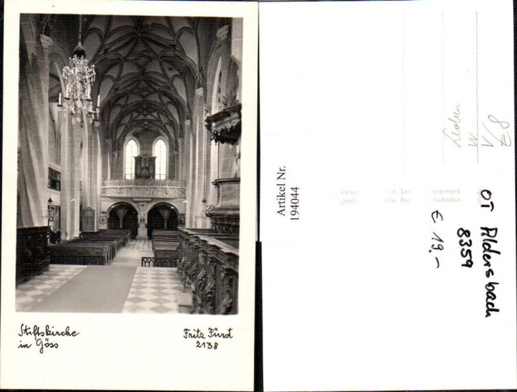 Alte Ansichtskarte – Old Postcard
