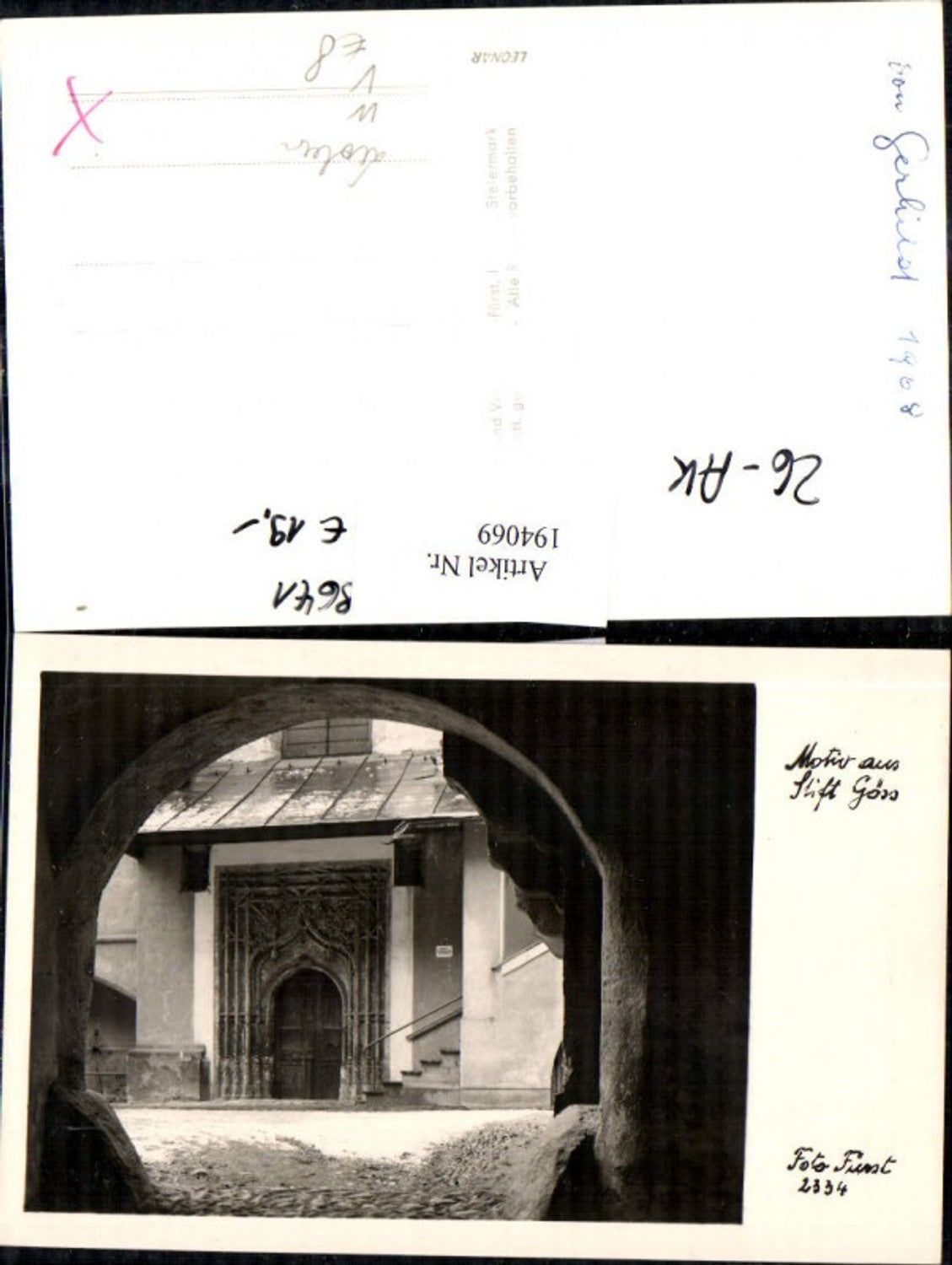 Alte Ansichtskarte – Old Postcard