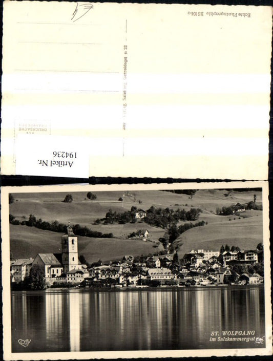 194236,Foto Ak St Wolfgang Wolfgangsee Salzkammergut