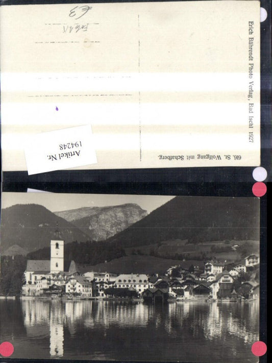 194248,Foto Ak St Wolfgang m. Schafberg Wolfgangsee Salzkammergut