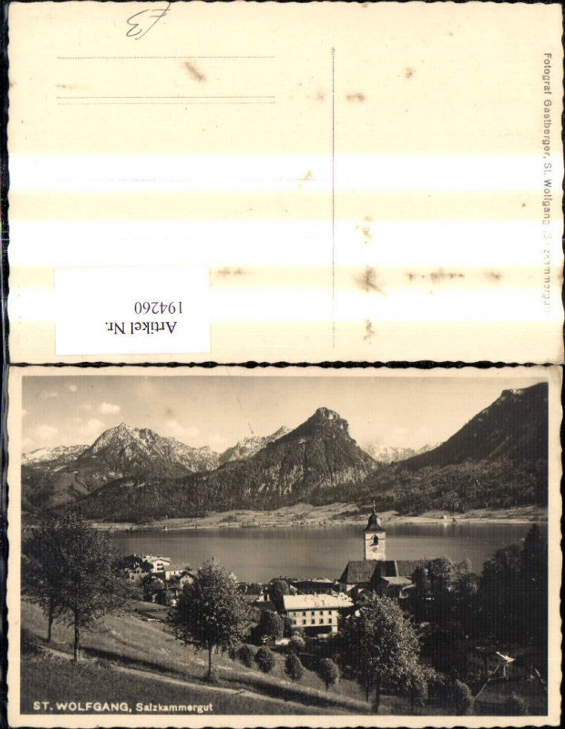 194260,St Wolfgang Wolfgangsee Salzkammergut Foto Ak