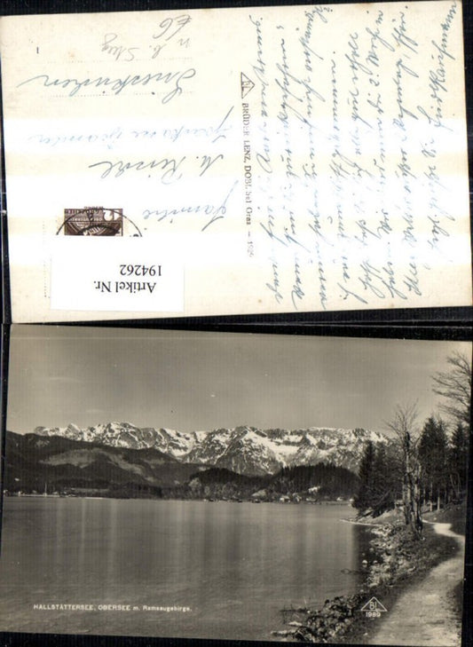 194262,Hallstättersee Obersee m. Ramsaugebirge b. Steeg Hallstatt