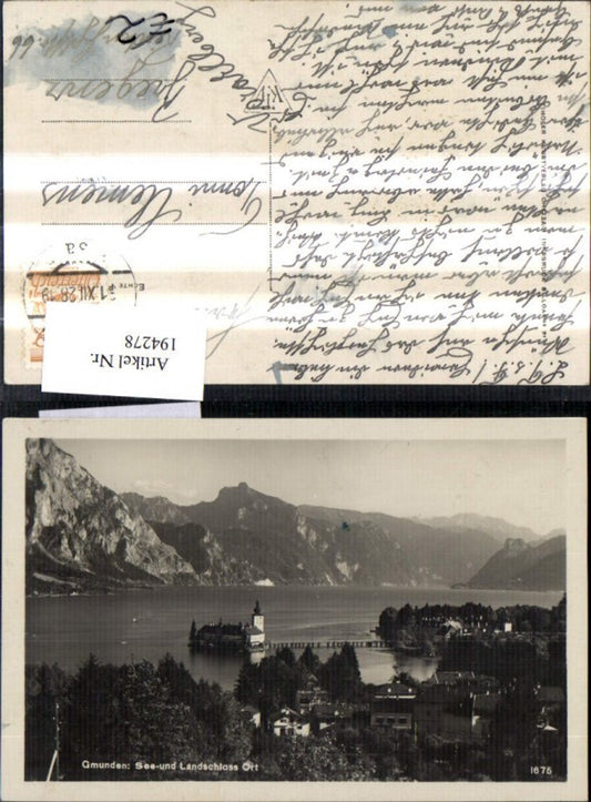 194278,Gmunden Schloss Ort Traunsee Salzkammergut
