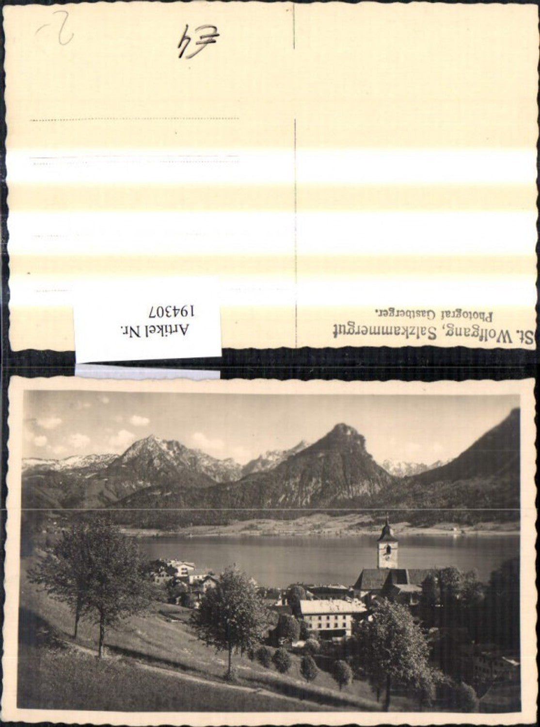 194307,Foto Ak St Wolfgang Wolfgangsee Salzkammergut