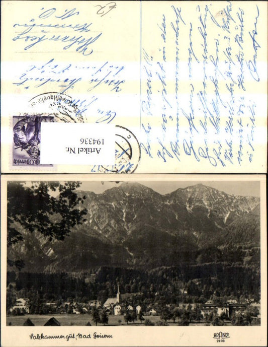 194336,Foto Ak Bad Goisern Salzkammergut pub F. E. Brandt 9703