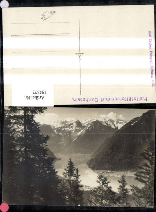 194372,Foto Ak Hallstätter See u. Dachstein