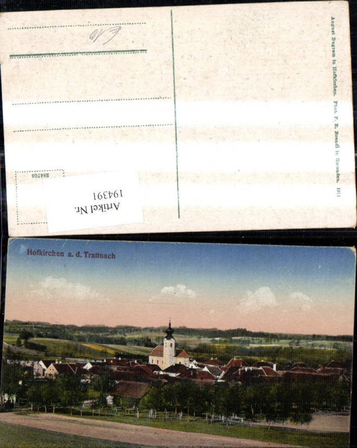 194391,Hofkirchen a. d. Trattnach Teilansicht Kirche