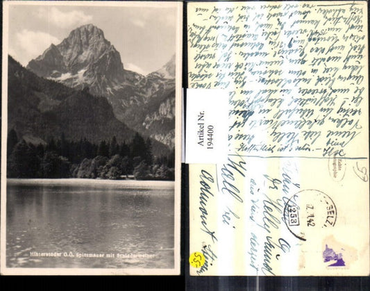 194400,Hinterstoder Spitzmauer m. Schiederweiher See Partie