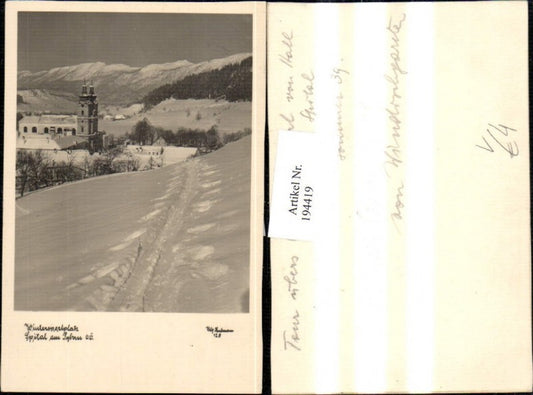 194419,Spital am Pyhrn Kirche Winterbild pub Hubmann 128