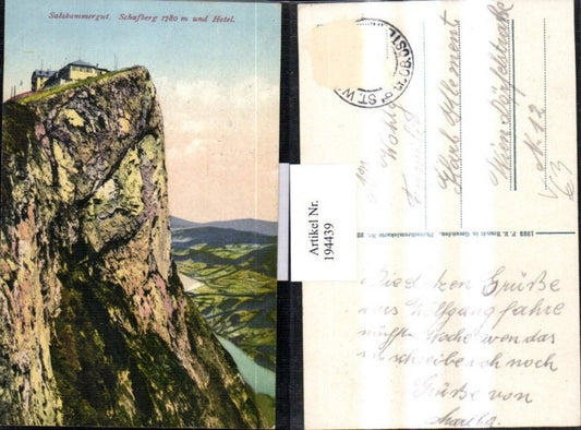 194439,Salzkammergut Schafberg Hotel b. St. Wolfgang pub Brandt 221