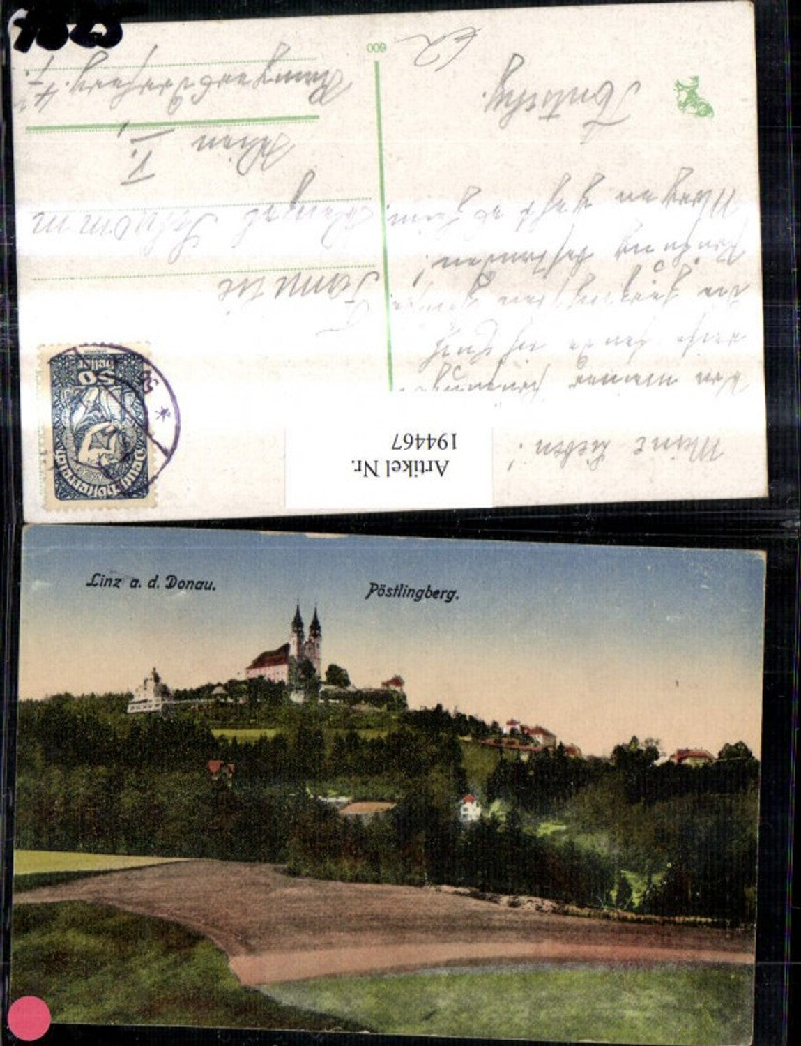 194467,Linz a. d. Donau Pöstlingberg Totale Kirche