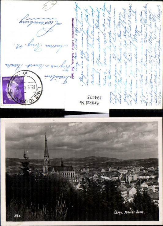 194475,Linz Teilansicht Neuer Dom