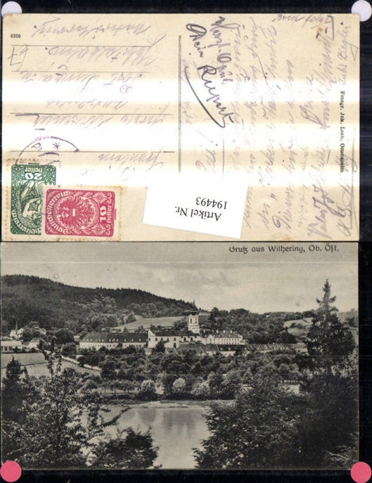 194493,Gruß aus Wilhering b. Linz Stift Kloster