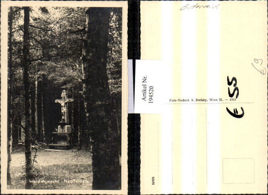 194520, Forest Devotion Neufelden Cross