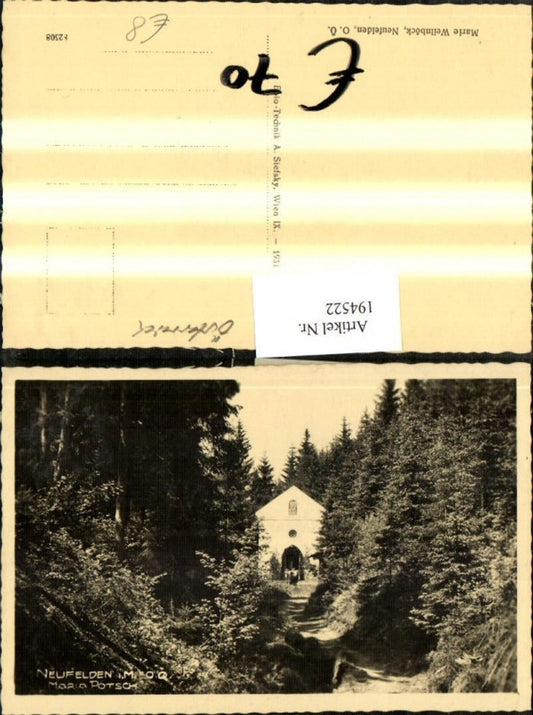194522, Neufelden Maria Pötsch Chapel