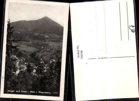 194546,Weyer a. d. Enns Teilansicht Blick v. Kreuzberg