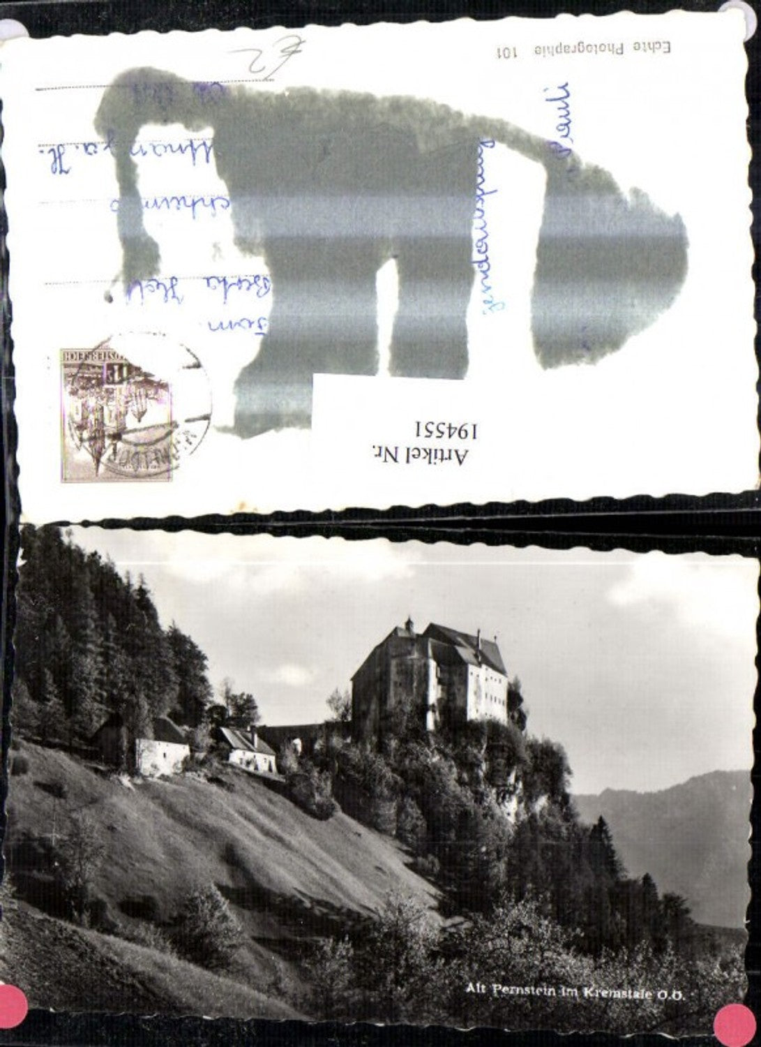 194551,Alt Pernstein im Kremstale Burg Schloss