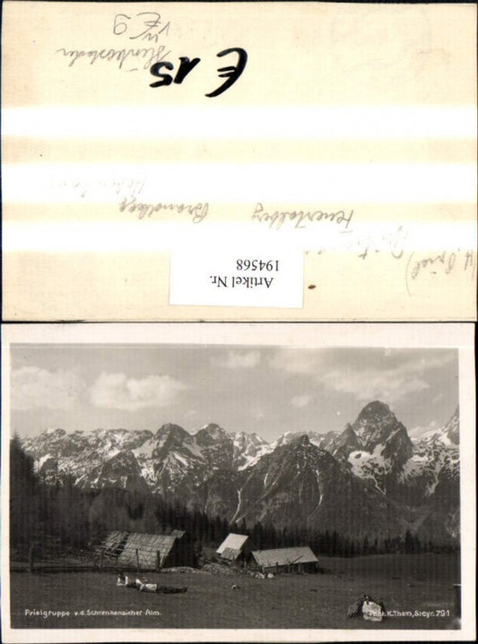 194568,Hinterstoder Prielgruppe v. d. Schrenkenzieher-Alm pub K. Them 791
