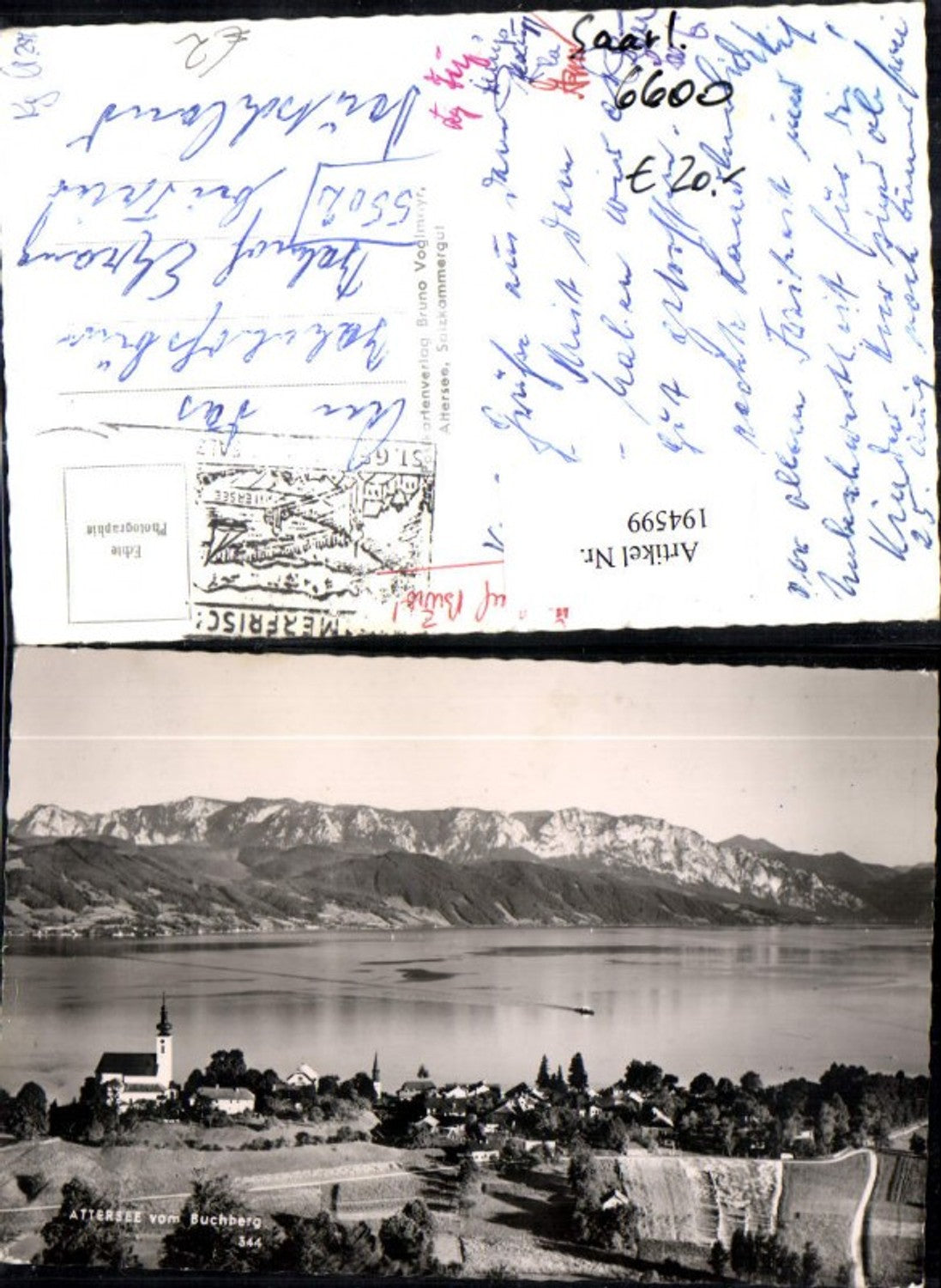 194599,Attersee vom Buchberg Totale