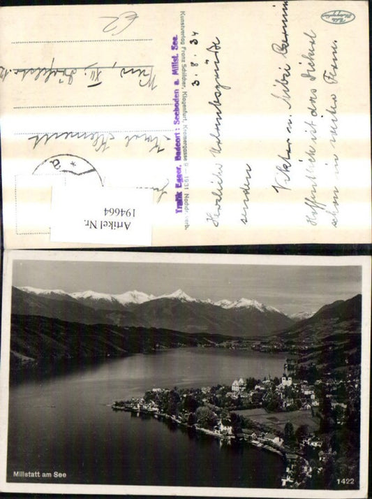 194664,Foto Ak Millstatt a. See Millstätter See