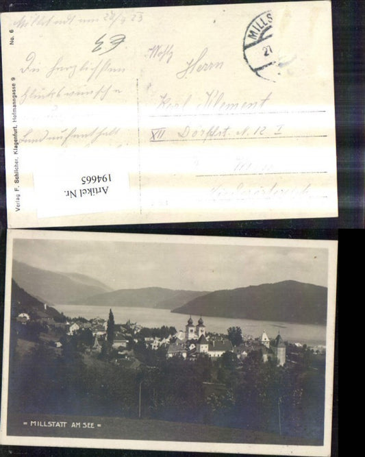 194665,Foto Ak Millstatt a. See Millstätter See