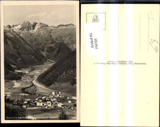 194705,Mallnitz i. Kärnten m. Gamskarlspitze