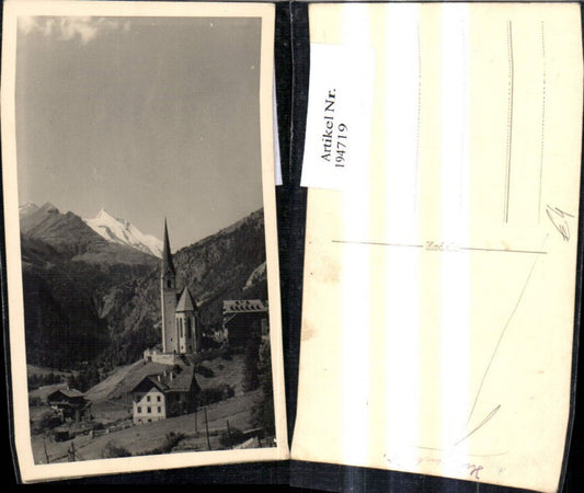 194719,Foto Ak Heiligenblut Großglockner Großglockner Hochalpenstrasse