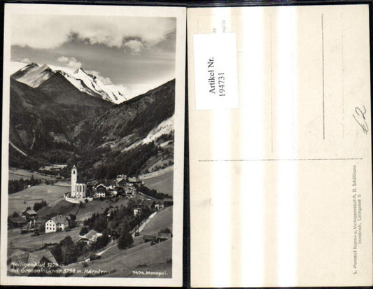 194731,Foto Ak Heiligenblut m. Grossglockner Großglockner Hochalpenstrasse