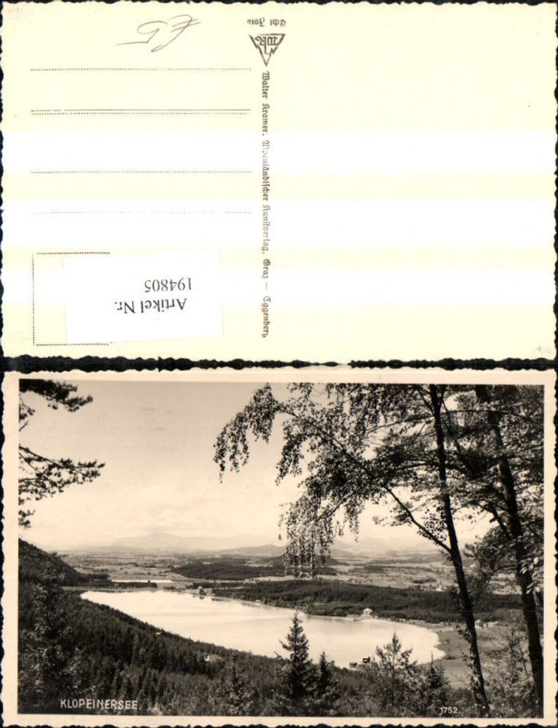 194805,Klopeinersee Foto Ak